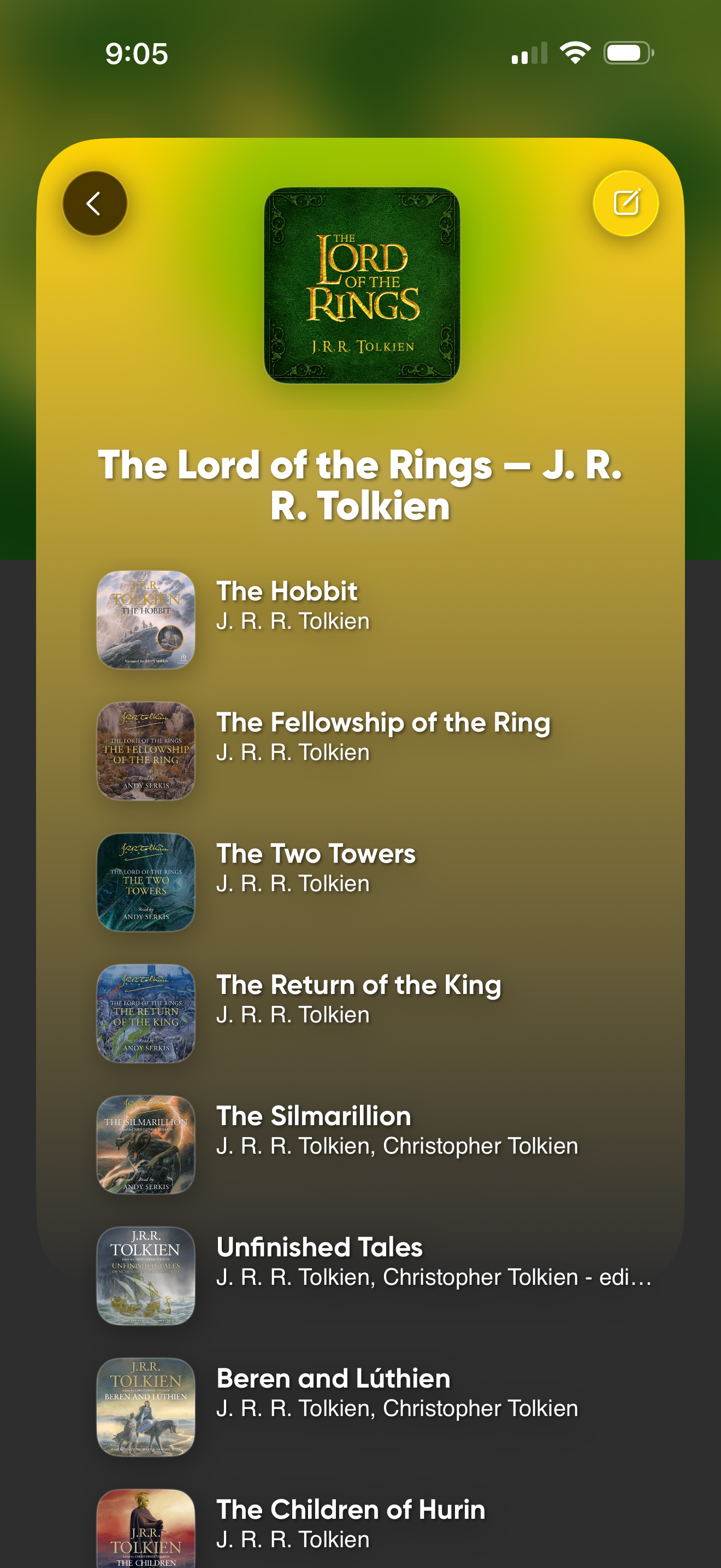 DeerReader collection detail screen